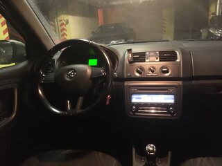 2014 Skoda Fabia II Рестайлинг, бежевый, 555000 рублей, вид 5