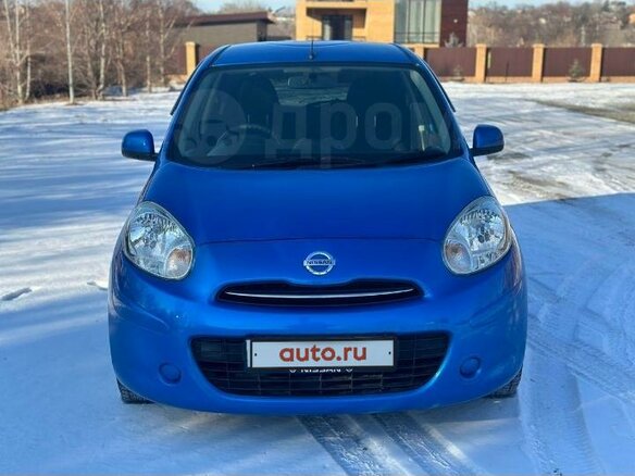2012 Nissan March IV (K13), синий, 670000 рублей - вид 1