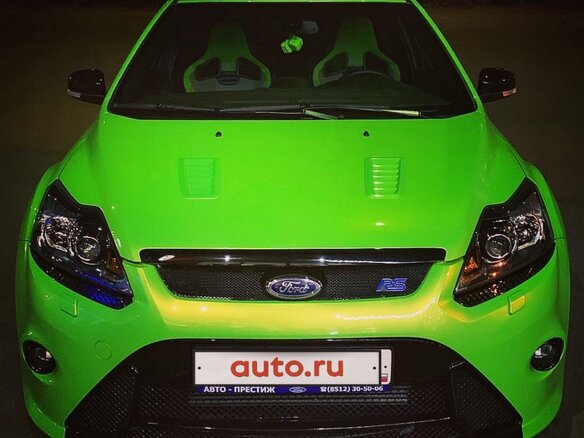 2009 Ford Focus RS II, зелёный - вид 3