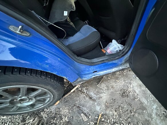 1998 Volkswagen Golf IV, синий, 215000 рублей - вид 17