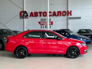 2018 Skoda Rapid I Рестайлинг, красный, 1345000 рублей, вид 4