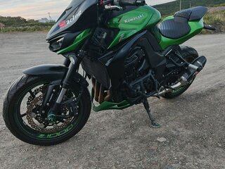 2018 Kawasaki Z 1000, зелёный, 1100000 рублей, вид 2