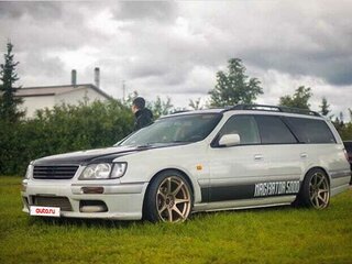 1997 Nissan Stagea I, серый, 1350000 рублей, вид 1