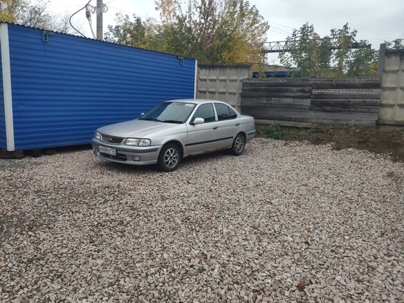 2001 Nissan Sunny B15, серебристый, 140000 рублей - вид 2
