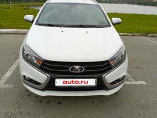 2020 Lada (ВАЗ) Vesta SW I, белый, 1150000 рублей, вид 2