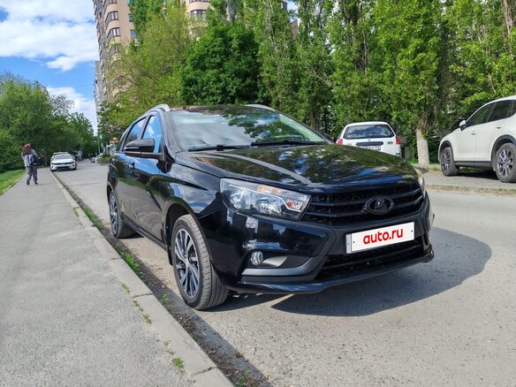 2020 Lada (ВАЗ) Vesta SW I, чёрный, 1370000 рублей - вид 1