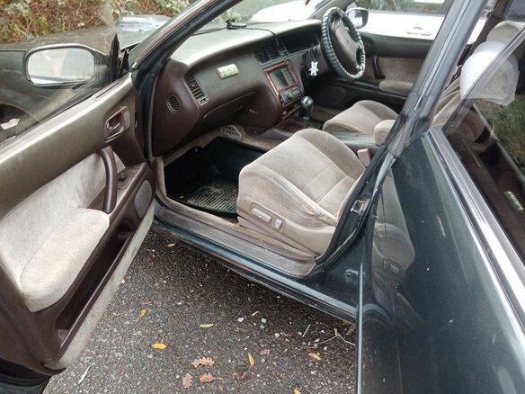 1993 Toyota Crown IX (S140), зелёный, 600000 рублей - вид 6