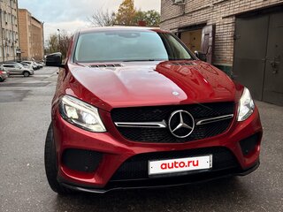 2017 Mercedes-Benz GLE Coupe 350 d I (C292), красный, 3890000 рублей, вид 4