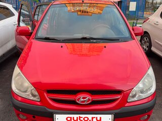 2008 Hyundai Getz I Рестайлинг, красный, 650000 рублей, вид 4