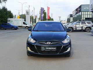 2012 Hyundai Solaris I, чёрный, 599000 рублей, вид 2