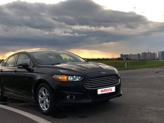 2013 Ford Fusion (North America) II, чёрный, 985000 рублей, вид 4