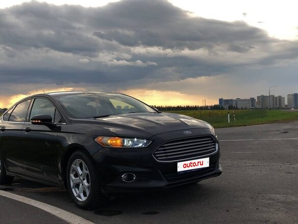 2013 Ford Fusion (North America) II, чёрный - вид 3