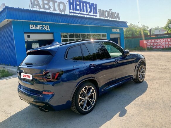 2021 BMW X3 20i xDrive III (G01), синий, 4990000 рублей - вид 14