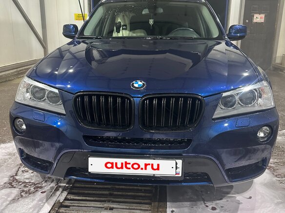 2013 BMW X3 20i xDrive II (F25), синий - вид 5