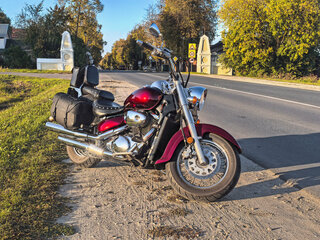 2005 Suzuki Boulevard C50, красный, 500000 рублей, вид 2