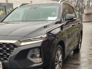 2020 Hyundai Santa Fe IV, чёрный, 2800000 рублей, вид 3