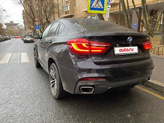2018 BMW X6 40d II (F16), синий, 3601900 рублей, вид 3