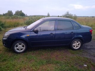 2013 Lada (ВАЗ) Granta I, синий, 260000 рублей, вид 3