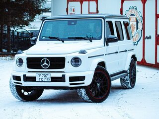 2021 Mercedes-Benz G-Класс 400 d III (W463), белый, 14000000 рублей, вид 2