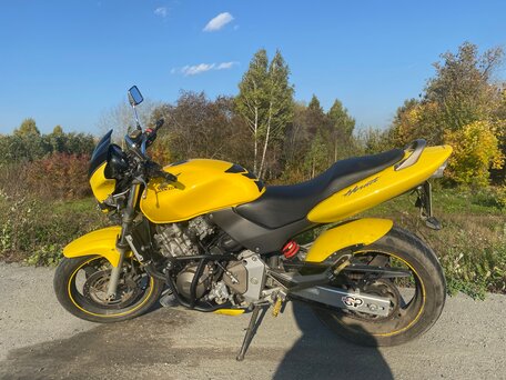 2002 Honda CB 600F Hornet, жёлтый, 425000 рублей, вид 5