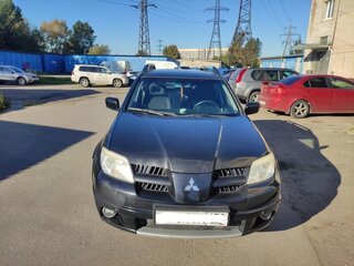 2008 Mitsubishi Outlander I, чёрный, 595000 рублей, вид 2