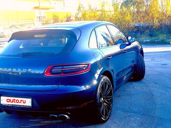 2017 Porsche Macan S Diesel I, синий, 4000000 рублей - вид 6