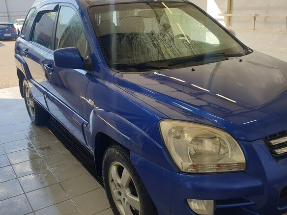 2007 Kia Sportage II, синий, 1000000 рублей - вид 2
