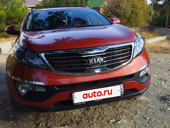 2012 Kia Sportage III, оранжевый, 1150000 рублей