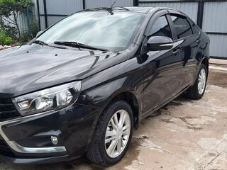 2017 Lada (ВАЗ) Vesta I, чёрный, 900000 рублей, вид 2