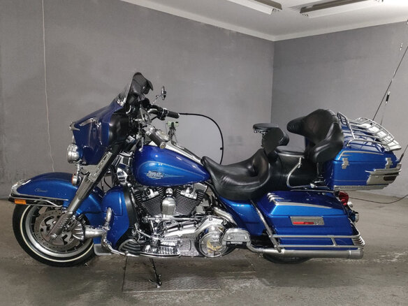 2009 Harley-Davidson Electra Glide, синий, 750000 рублей