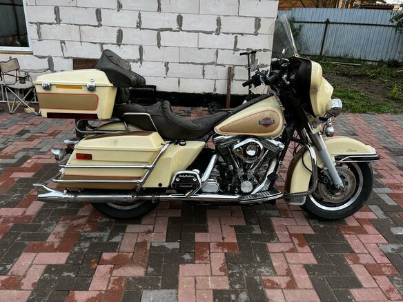 1995 Harley-Davidson Electra Glide, золотистый, 650000 рублей - вид 8
