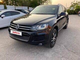 2012 Volkswagen Touareg II, чёрный, 2400000 рублей, вид 3