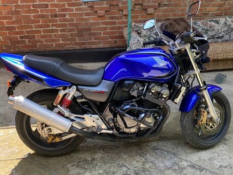 2003 Honda CB 400 Super Four, синий, 450000 рублей, вид 5