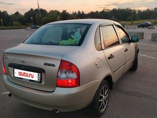 2009 Lada (ВАЗ) Kalina I, жёлтый, 190000 рублей, вид 5