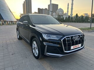 2021 Audi Q7 45 TDI II (4M) Рестайлинг, чёрный, 6500000 рублей, вид 2