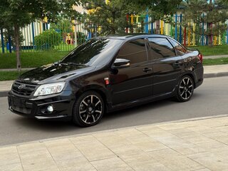 2014 Lada (ВАЗ) Granta Sport I, чёрный, 750000 рублей, вид 3