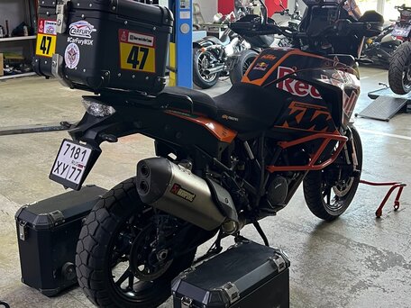 2019 KTM 1290 Super Adventure S, оранжевый, 1250000 рублей, вид 2