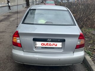 2003 Hyundai Accent II, серебристый, 210000 рублей, вид 5