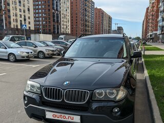 2008 BMW X3 25i I (E83) Рестайлинг, чёрный, 1100000 рублей, вид 2