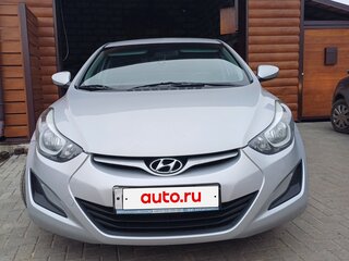 2014 Hyundai Elantra V (MD) Рестайлинг, серебристый, 899900 рублей, вид 1