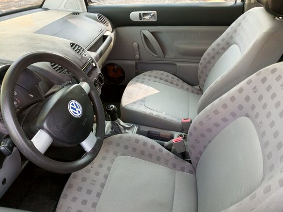2001 Volkswagen Beetle I (A4), синий, 580000 рублей - вид 8