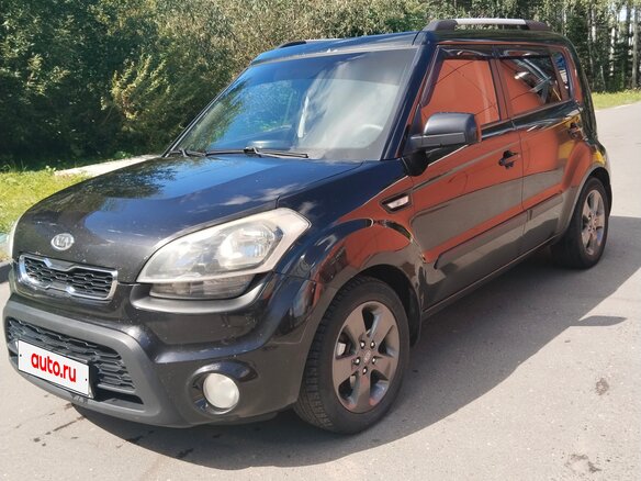 2012 Kia Soul I Рестайлинг, чёрный, 750000 рублей