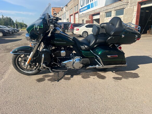 2015 Harley-Davidson Electra Glide, зелёный, 1200000 рублей - вид 6