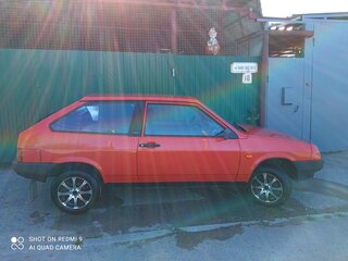 1987 Lada (ВАЗ) 2108 21086, красный, 350000 рублей, вид 2