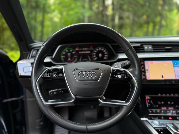 2020 Audi e-tron 55 I, синий, 5800000 рублей - вид 25
