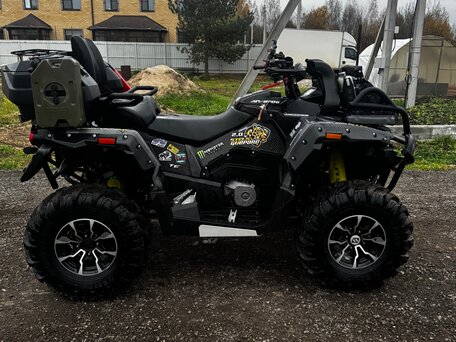 2023 Stels ATV-850 Guepard Trophy, чёрный, 999000 рублей, вид 4
