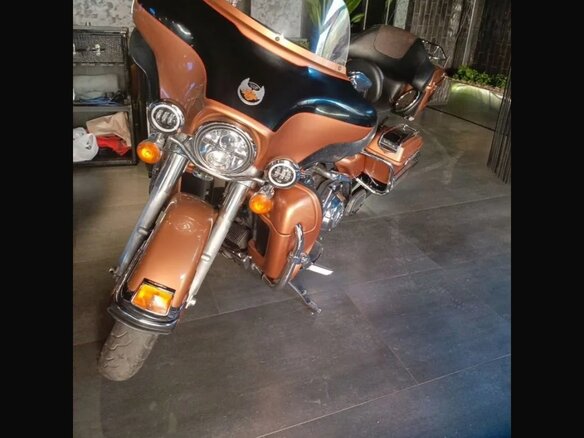 2008 Harley-Davidson Electra Glide, оранжевый, 860000 рублей - вид 1
