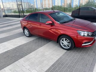 2016 Lada (ВАЗ) Vesta I, красный, 610000 рублей, вид 2
