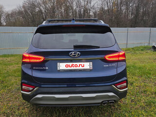 2019 Hyundai Santa Fe IV, синий, 2750000 рублей, вид 4