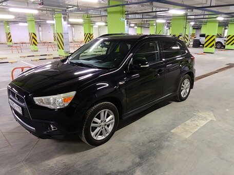 2010 Mitsubishi ASX I, чёрный, 930000 рублей, вид 1